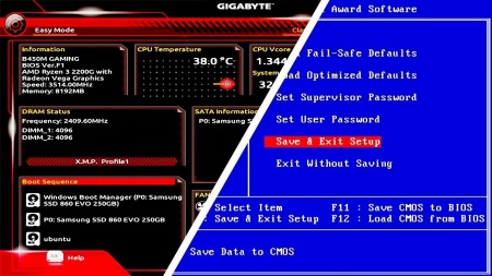 Прошивка и восстановление BIOS
