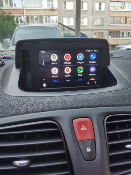 Активация Android Auto CarPlay Renault R-link
